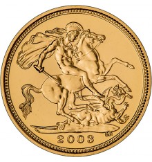 Sterlina oro 2003 (FIOR DI CONIO)
