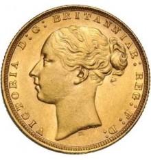 Sterlina oro Vittoria 
