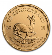 Sudafrica Krugerrand oro 1/2 oz (FIOR DI CONIO)