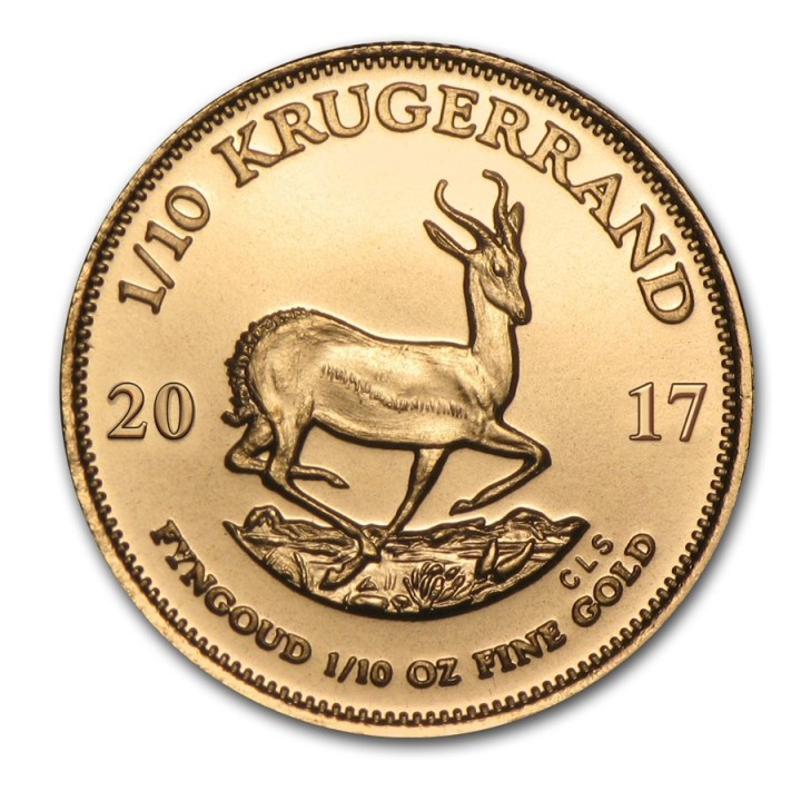 Sudafrica Krugerrand oro 1/10 oz (FIOR DI CONIO)