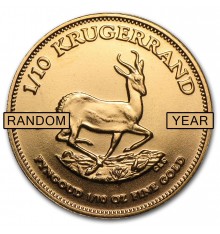 Sudafrica Krugerrand oro 1/10 oz