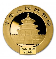 Cina Panda oro 1/20 oz | 1 grammo 2