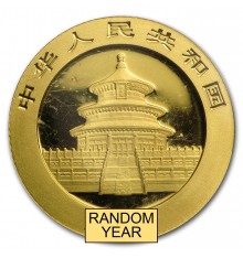 Cina Panda oro 1/10 oz | 3 grammi 2
