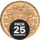Pack da 25 Marenghi oro (anni e paesi misti)