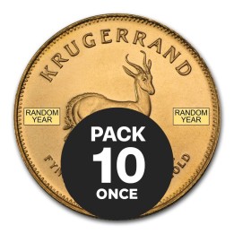 Pack da 10 monete d'oro da 1 oncia di anni e paesi misti - Euronummus SpA