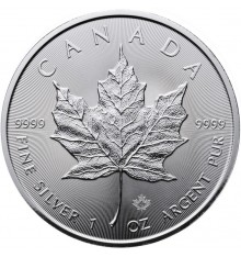 Canada Foglia d'Acero (Maple Leaf) 1 oncia argento