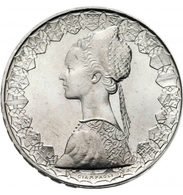 500 Lire Caravelle In Argento