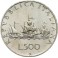 500 Lire Caravelle in argento