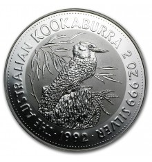 Australia Kookaburra 2 once argento
