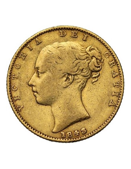 Sterlina oro Vittoria (Stemmata)