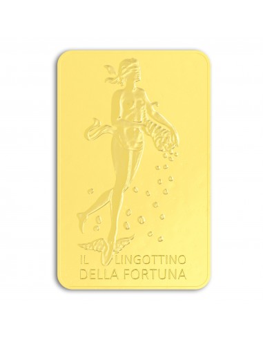 Lingotto oro puro della "Fortuna" 5 grammi