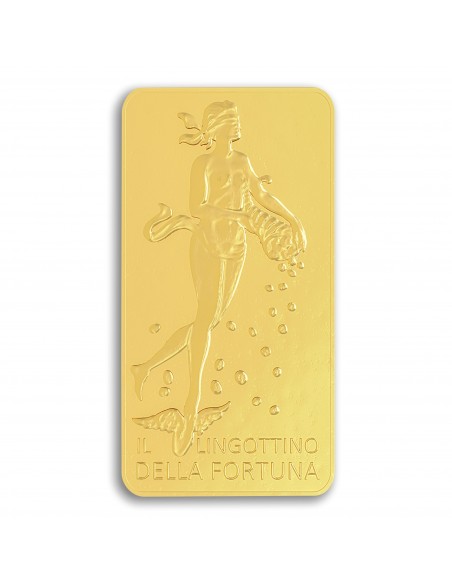 Lingotto oro puro della "Fortuna" - 50 grammi