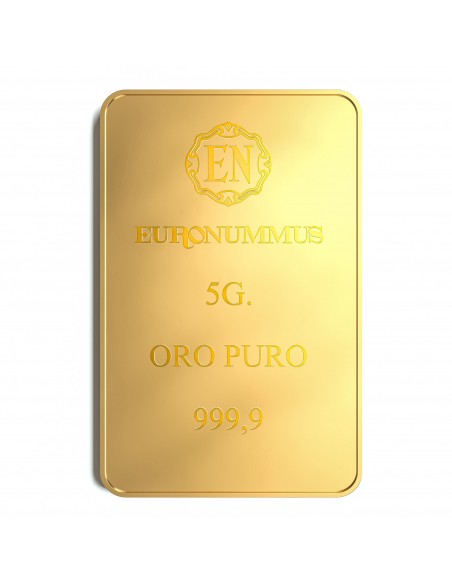 Lingotto oro puro della "Prosperità" 5 grammi