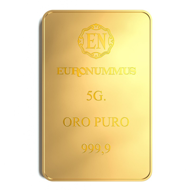 Lingotto oro puro della "Prosperità" 5 grammi