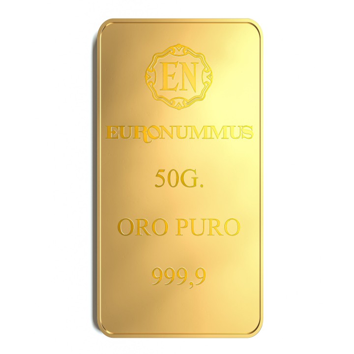 Lingotto oro puro della "Prosperità" 50 grammi