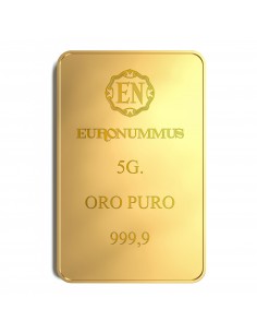 Lingotto oro puro EN 5 grammi
