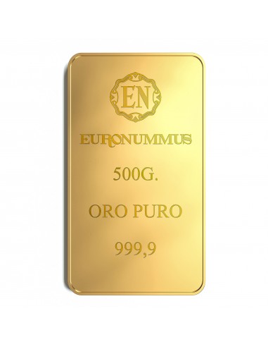 Lingotto oro puro EN 500 grammi