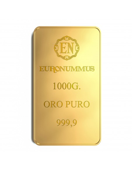 Lingotto oro puro EN 1000 grammi