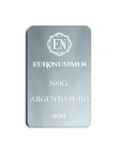 Lingotto argento puro EN 500 grammi
