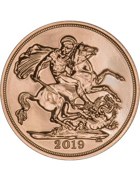Mezza Sterlina oro 2019 (FIOR DI CONIO)