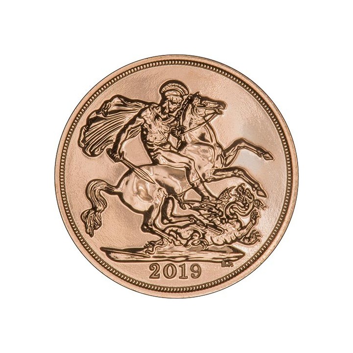Mezza Sterlina oro 2019 (FIOR DI CONIO)