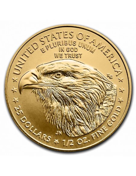 America Aquila 25 Dollari d'oro nuovo design 2021 (FIOR DI CONIO)