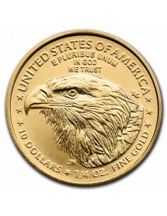 America Aquila 10 Dollari d'oro nuovo design 2021 (FIOR DI CONIO)