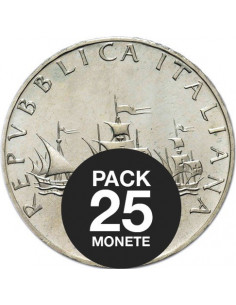 Pack da 25 x 500 Lire in argento