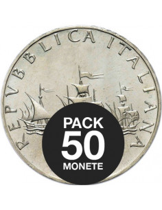 Pack da 50 x 500 Lire in argento