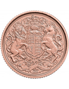 Mezza Sterlina oro 2022 - Carlo III - Memorial Half Sovereign (FIOR DI CONIO)