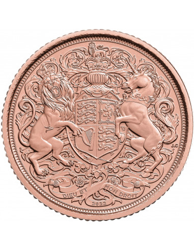 Mezza Sterlina oro 2022 - Carlo III - Memorial Half Sovereign (FIOR DI CONIO)