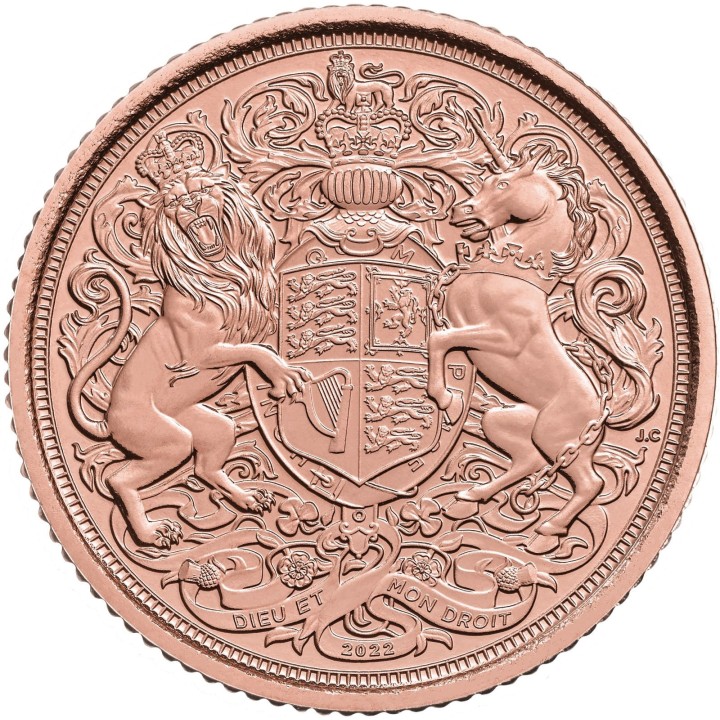Mezza Sterlina oro 2022 - Carlo III - Memorial Half Sovereign (FIOR DI CONIO)