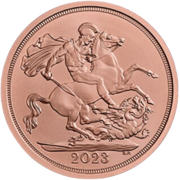 Sterlina oro 2023 - Re Carlo III (FIOR DI CONIO)