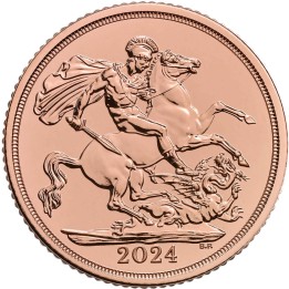 Sterlina oro 2024 - Re Carlo III (FIOR DI CONIO)