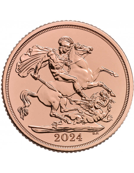 Sterlina oro 2024 - Re Carlo III (FIOR DI CONIO)