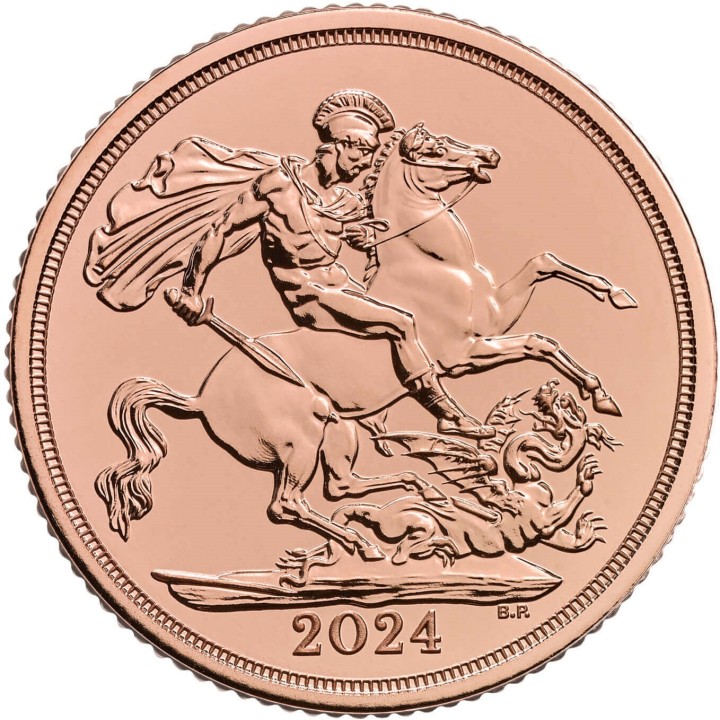 Sterlina oro 2024 - Re Carlo III (FIOR DI CONIO)