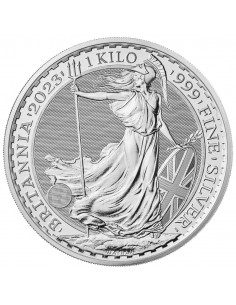 Britannia 1 Kg Argento Re Carlo III 2023