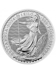 Britannia 1 Kg Argento Re Carlo III 2023