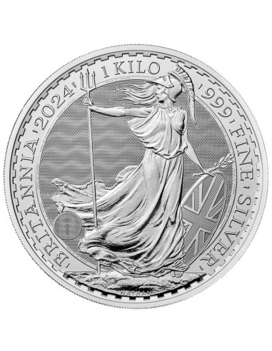 Britannia 1 Kg Argento Re Carlo III 2023