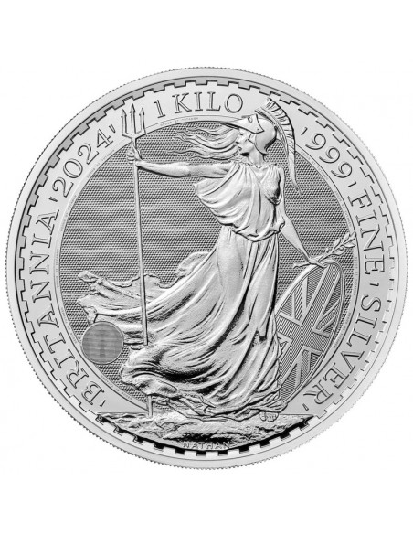 Britannia 1 Kg Argento Re Carlo III 2023