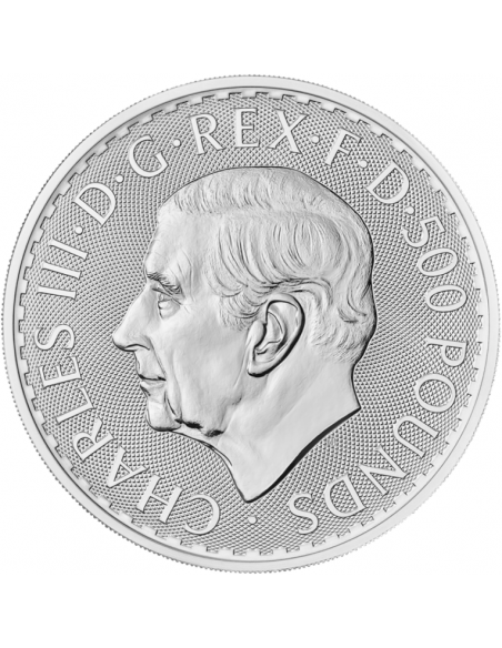 Britannia 1 Kg Argento Re Carlo III 2023