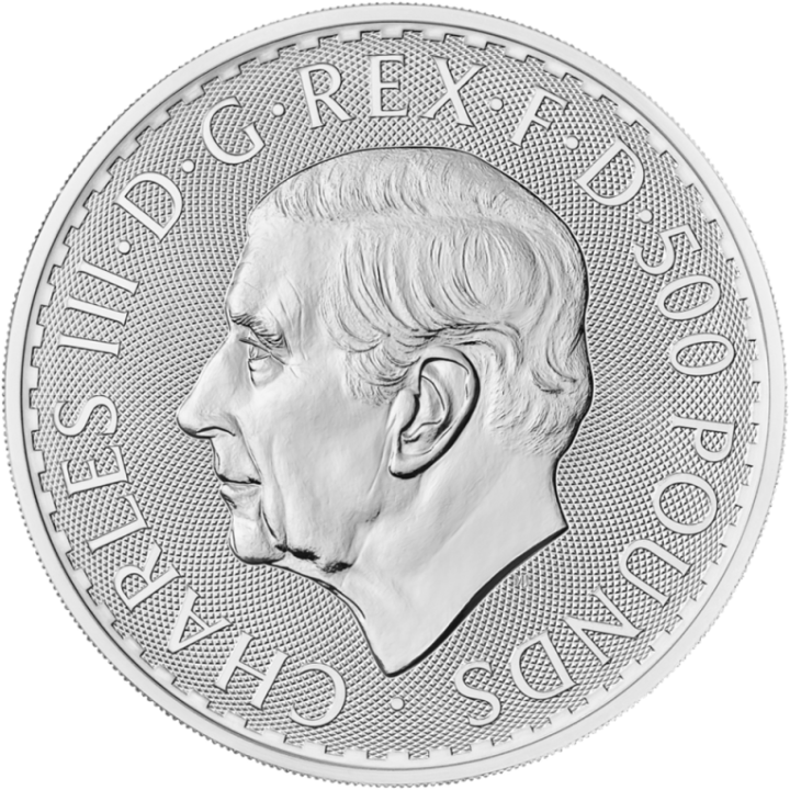 Britannia 1 Kg Argento Re Carlo III 2023