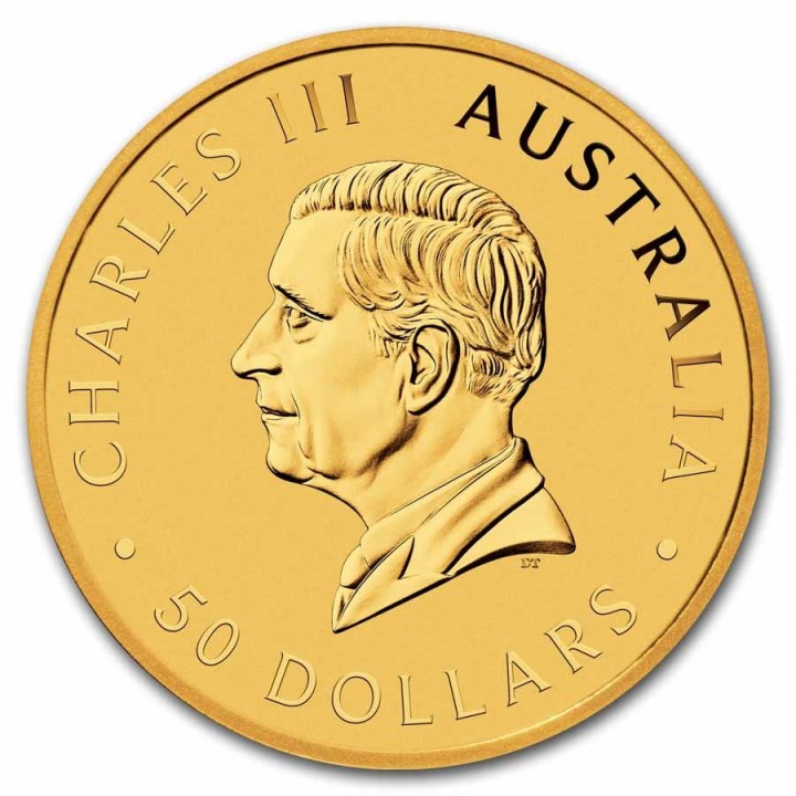 Australia Nugget d'oro (Kangaroo) 50 Dollari (FIOR DI CONIO)