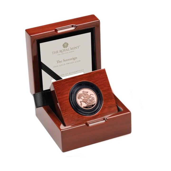 Sterlina oro 2024 - Re Carlo III versione PROOF