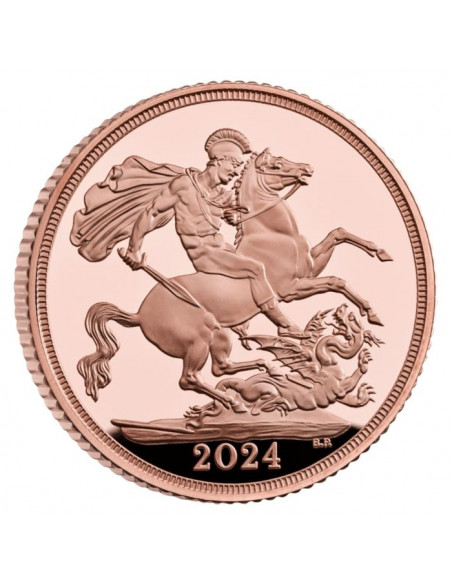 Sterlina oro 2024 - Re Carlo III versione PROOF