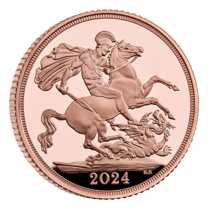 Sterlina oro 2024 - Re Carlo III versione PROOF