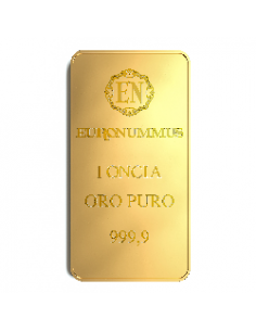 Lingotto oro puro EN da 1 oncia (31.1g)