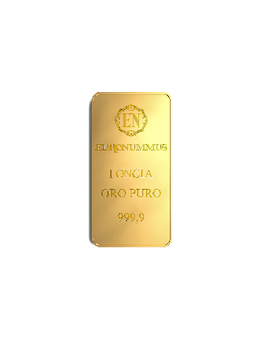 Lingotto oro puro EN da 1 oncia (31.1g)