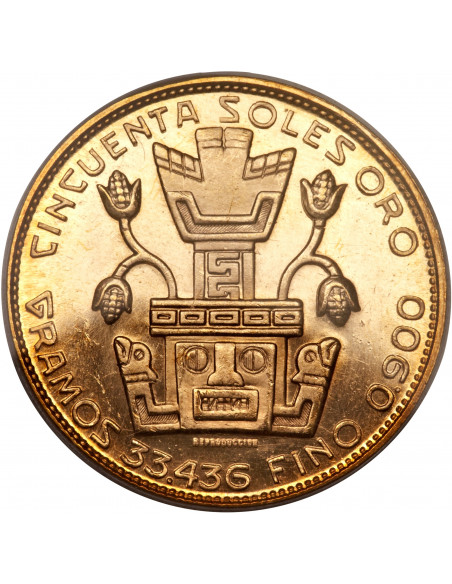 Perù 50 Soles "INCA" oro