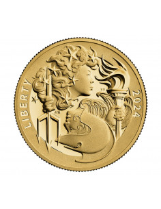 100 Dollari oro Liberty & Britannia 2024 PROOF